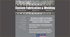 Desktop Screenshot of customfabweld.com