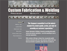 Tablet Screenshot of customfabweld.com